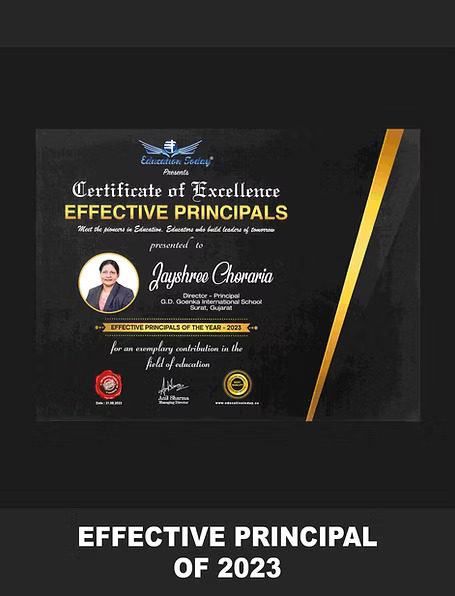 Education excellence award